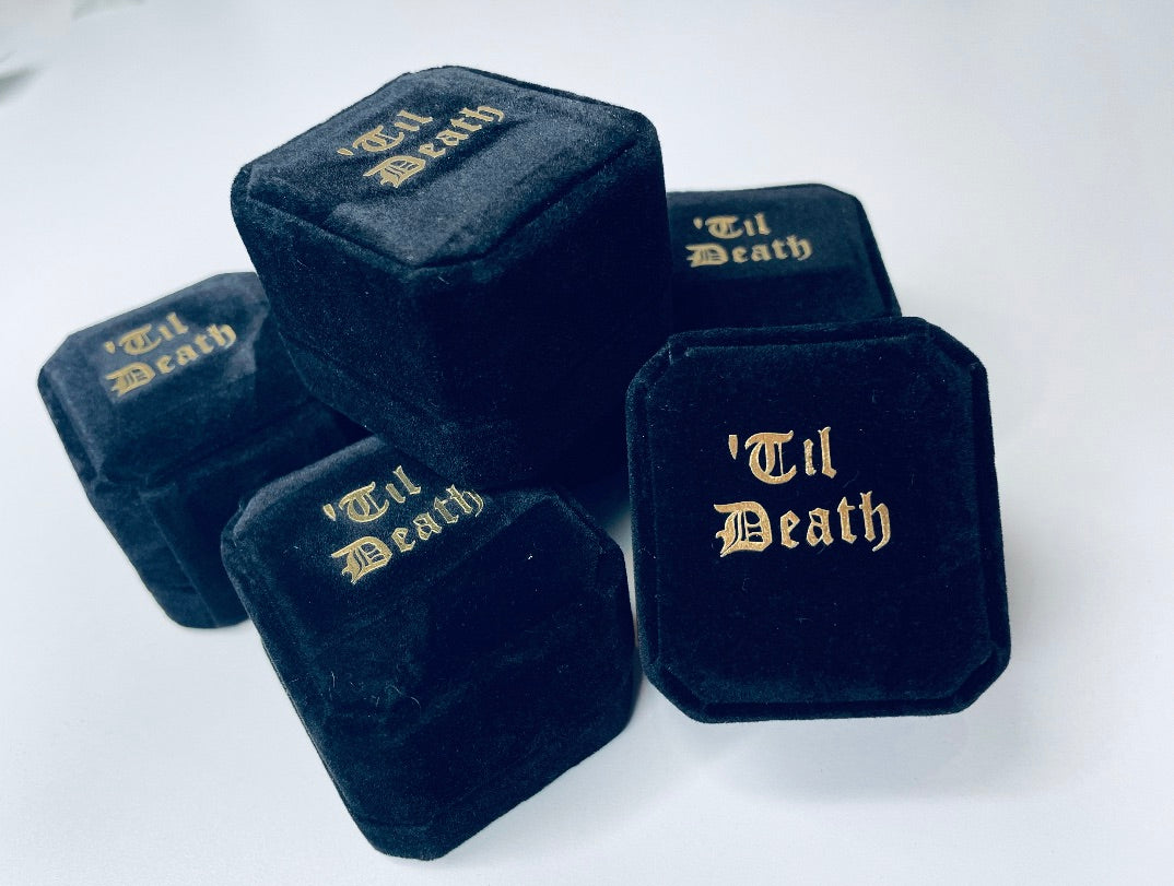 'Til death ring box