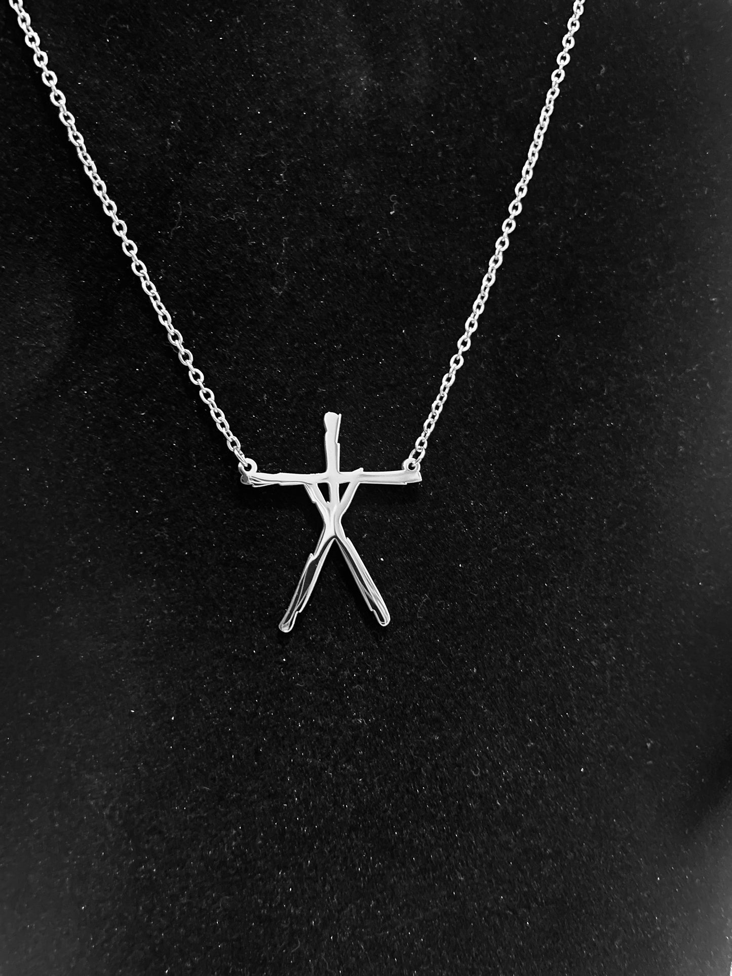 Stick Men Necklace